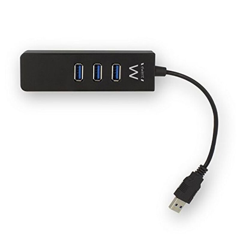 USB elosztó Ewent AAOAUS0127 3 x USB 3.1 RJ45 Plug and Play