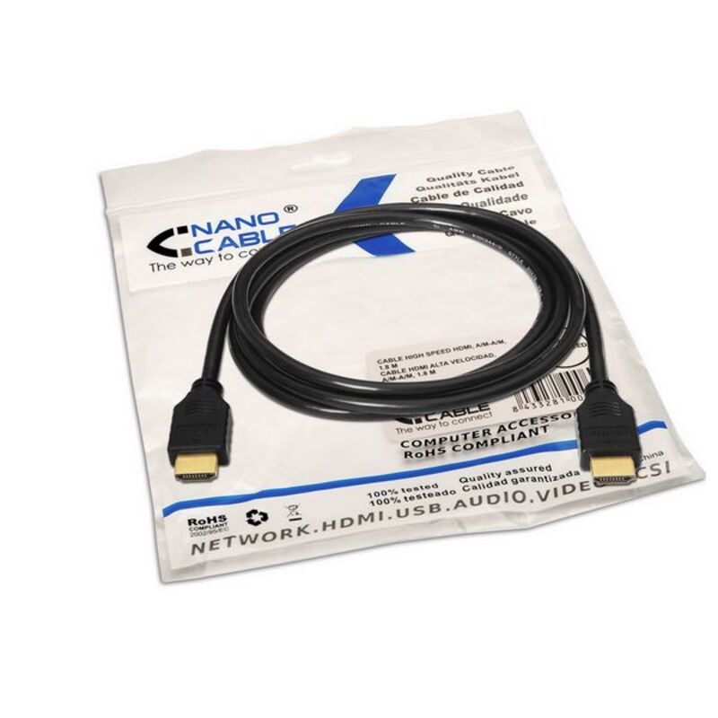 HDMI-Kabel mit Ethernet NANOCABLE 10.15.1820 20 m v1.4 Dad - Dad Connector