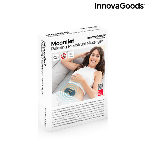Újratölthető pihentető menstruációs masszírozó Moonlief InnovaGoods