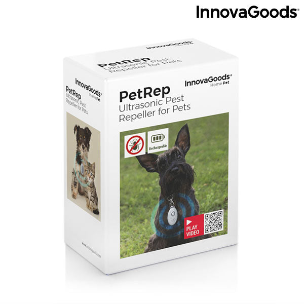 Újratölthető ultrahangos parazitairtó háziállatok számára PetRep InnovaGoods