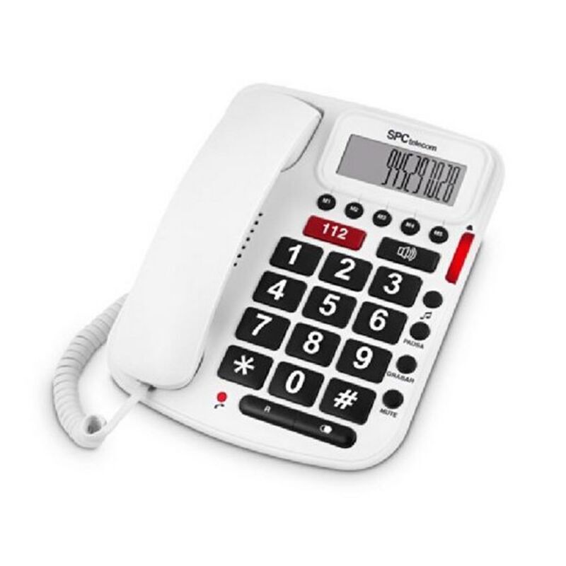 Landline Phone for Seniors SPC 3293B White