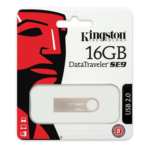 Pendrive Kingston FAELAP0171 DTSE9H 16 GB USB 2.0 Ezüst színű Fém - gooods.hu