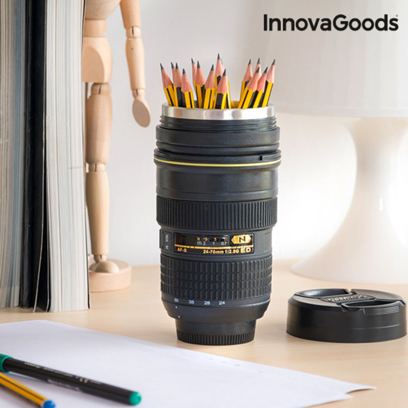 InnovaGoods Thermos With Glass Lid