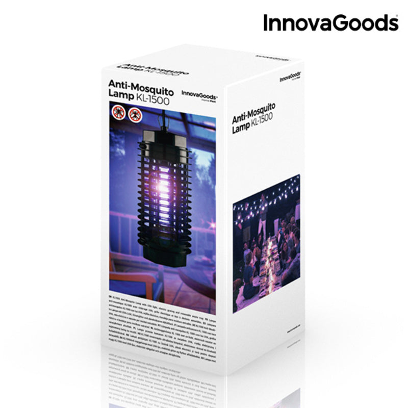InnovaGoods KL-1500 Szúnyogírtó Lámpa 4W Fekete