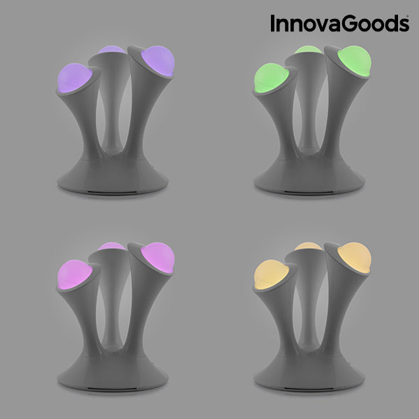 InnovaGoods Többszínű Fluoreszkáló LED Lámpa